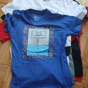 Nike Blue Sports Graphic Short Sleeve Tee